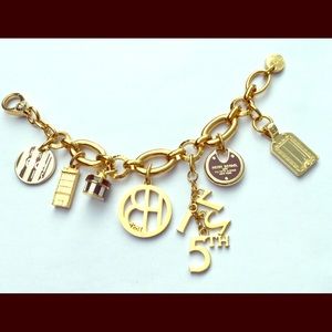 Henri Bendel Gold Charm Bracelet!